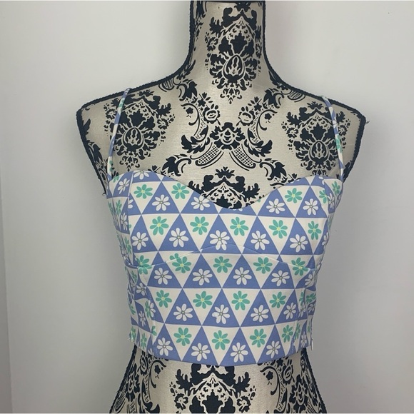 NWT Zara Corset Crop Top - Picture 6 of 14